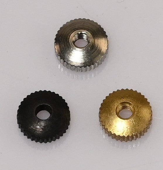 Hermle Clock Hand Nut Zeigermutter Black Gold Steel E008.00120 340.020 Movement