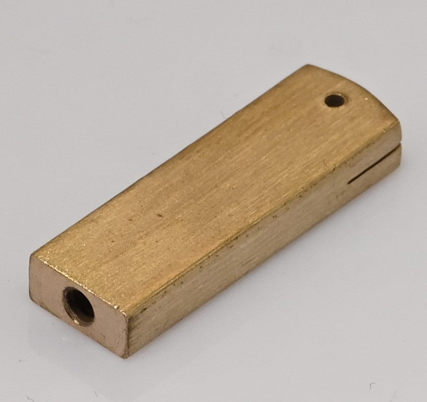 Brass Pendulum Suspension Block 27mm Chop Longcase Grandfather Clock BA Thread