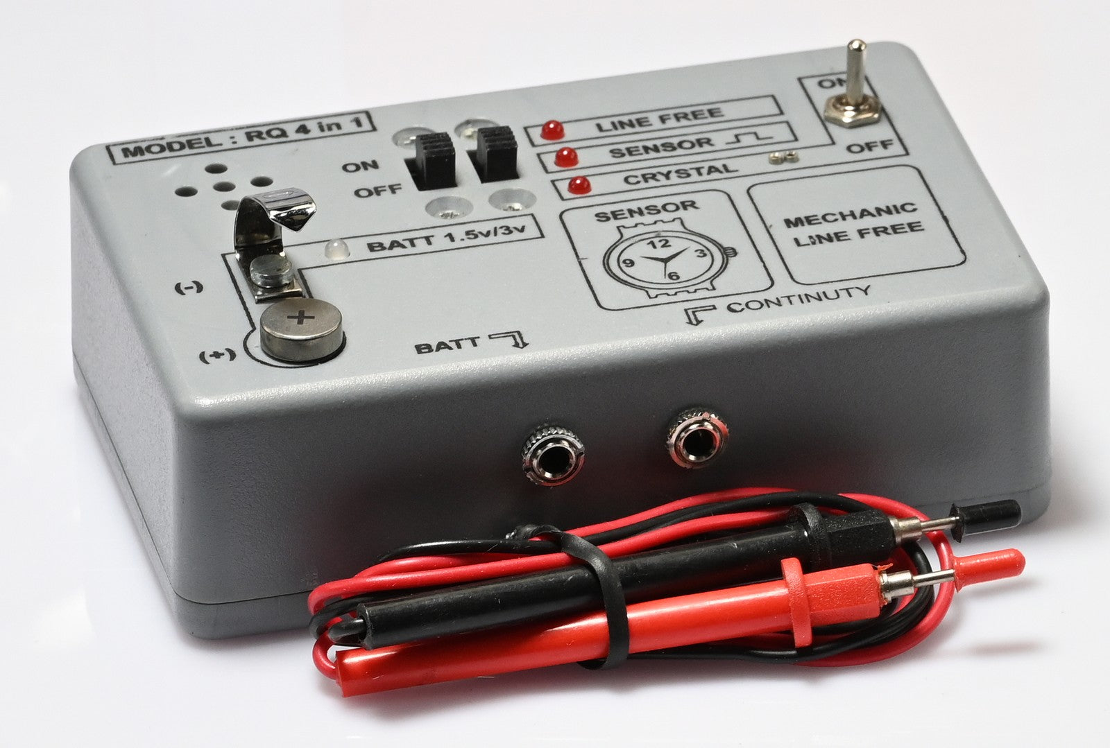 Quartz WATCH TESTER 4 in 1 line release cell test circuit/pulse watchmakers tool