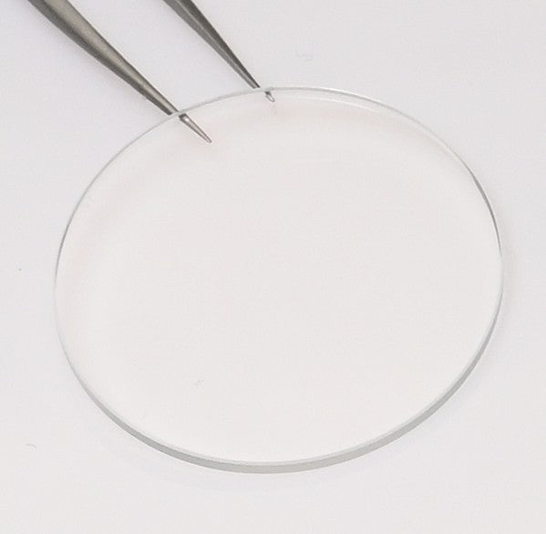 Watch Glass Crystal Replacement Round Flat Mineral 1.5mm Small Sizes 17-26mm