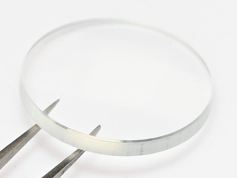2mm  Flat Bottom Domed Mineral Watch Crystal 20-50mm Repair Glass Replacement