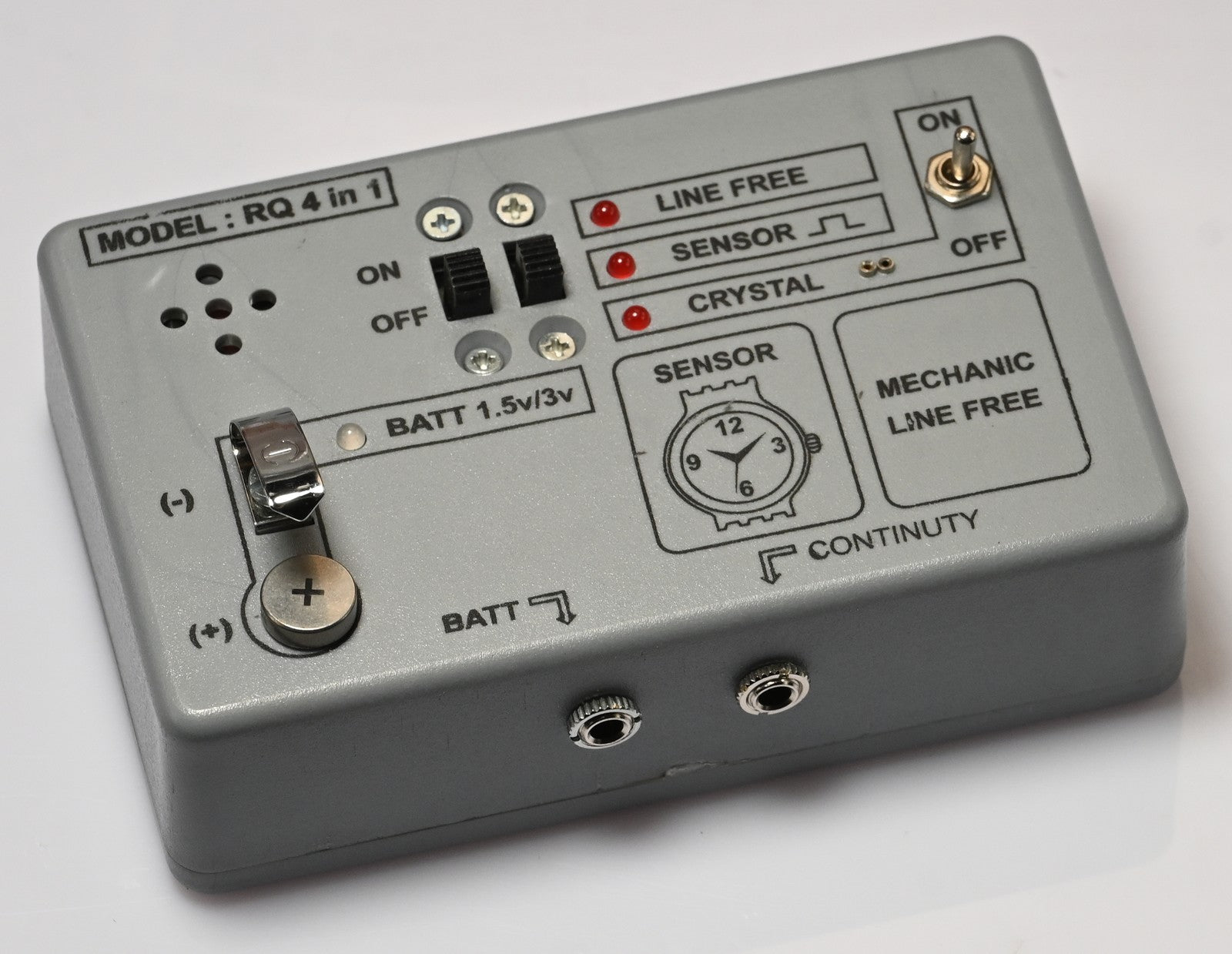 Quartz WATCH TESTER 4 in 1 line release cell test circuit/pulse watchmakers tool