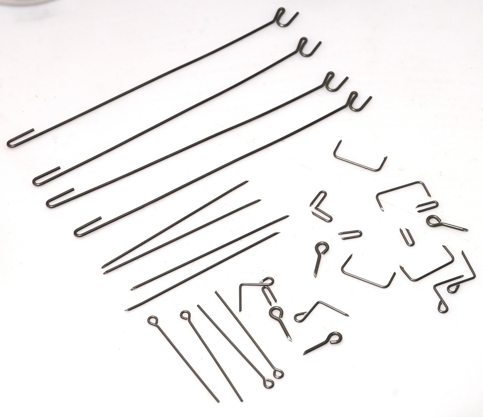 Cuckoo Clock Activating Wire Assortment 30pc Steel 8-120mm Bellow Lift Repair