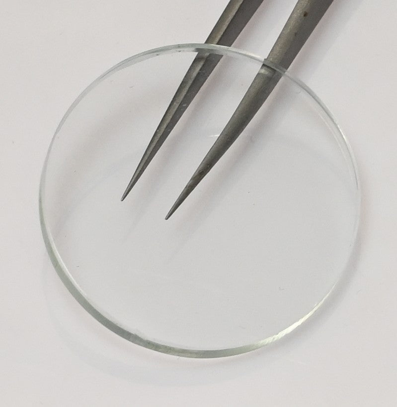 Watch Glass Crystal 3mm Replacement Flat Mineral Thick 17-50mm Select Size