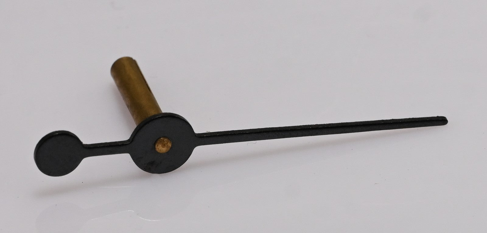 French Clock Hand Sweep Seconds Counterpoise Brass Slotted Cannon Pinion 43mm
