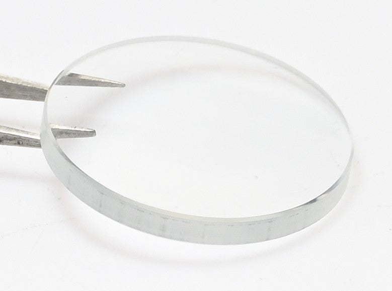 3mm Domed Mineral Flat Bottom Watch Crystal 27-50mm Repair Glass Replacement