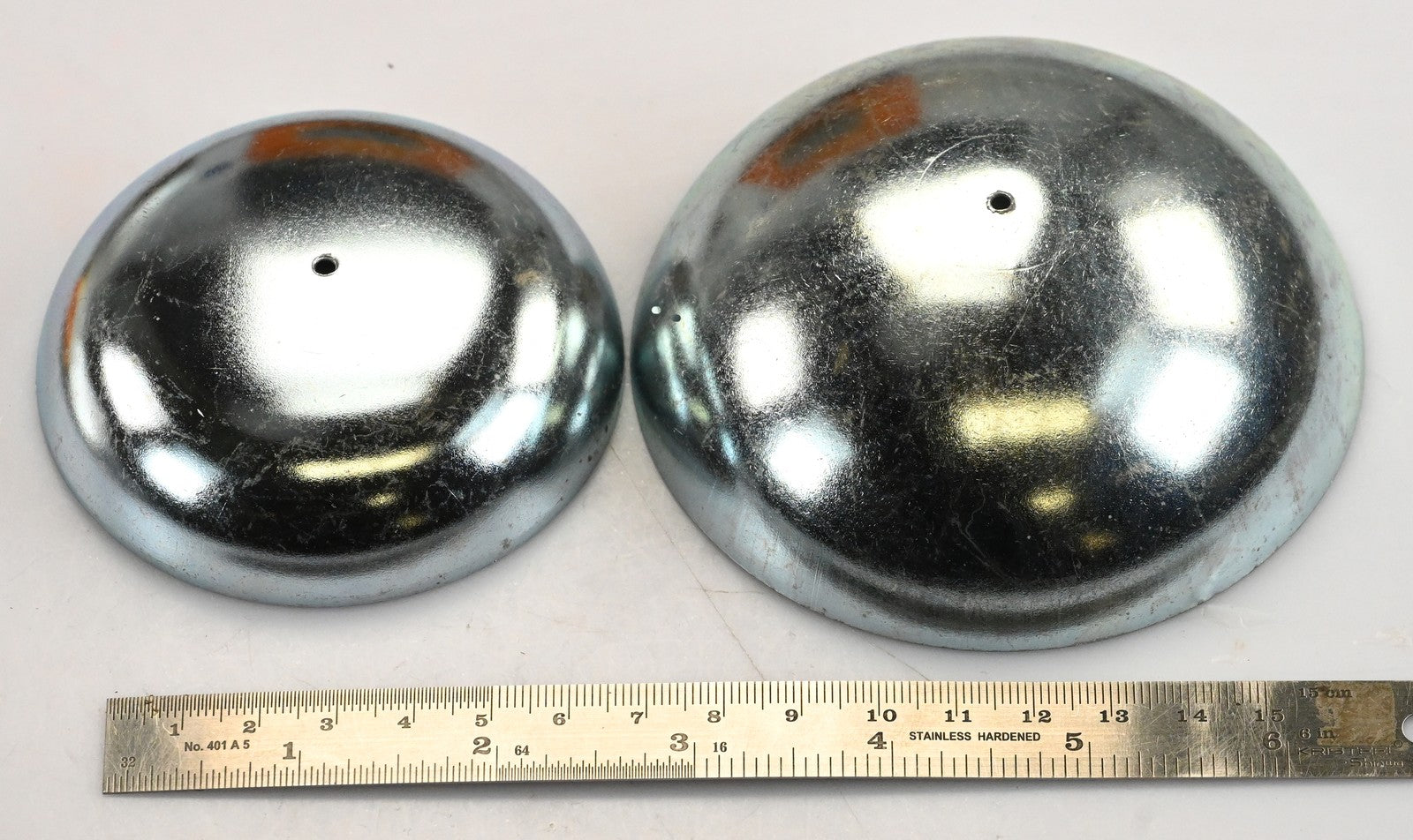Steel Clock Bell Dome 80mm & 100mm Replacement Pressed Hemispherical Clocks