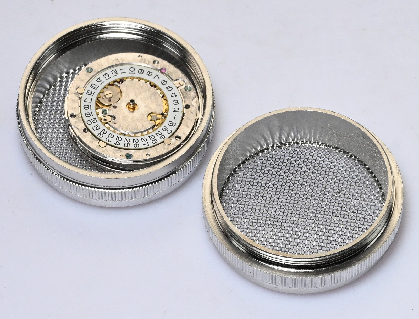 Ultrasonic Cleaning Basket 40mm Container Mesh Parts Holder Watch Jewellery UK