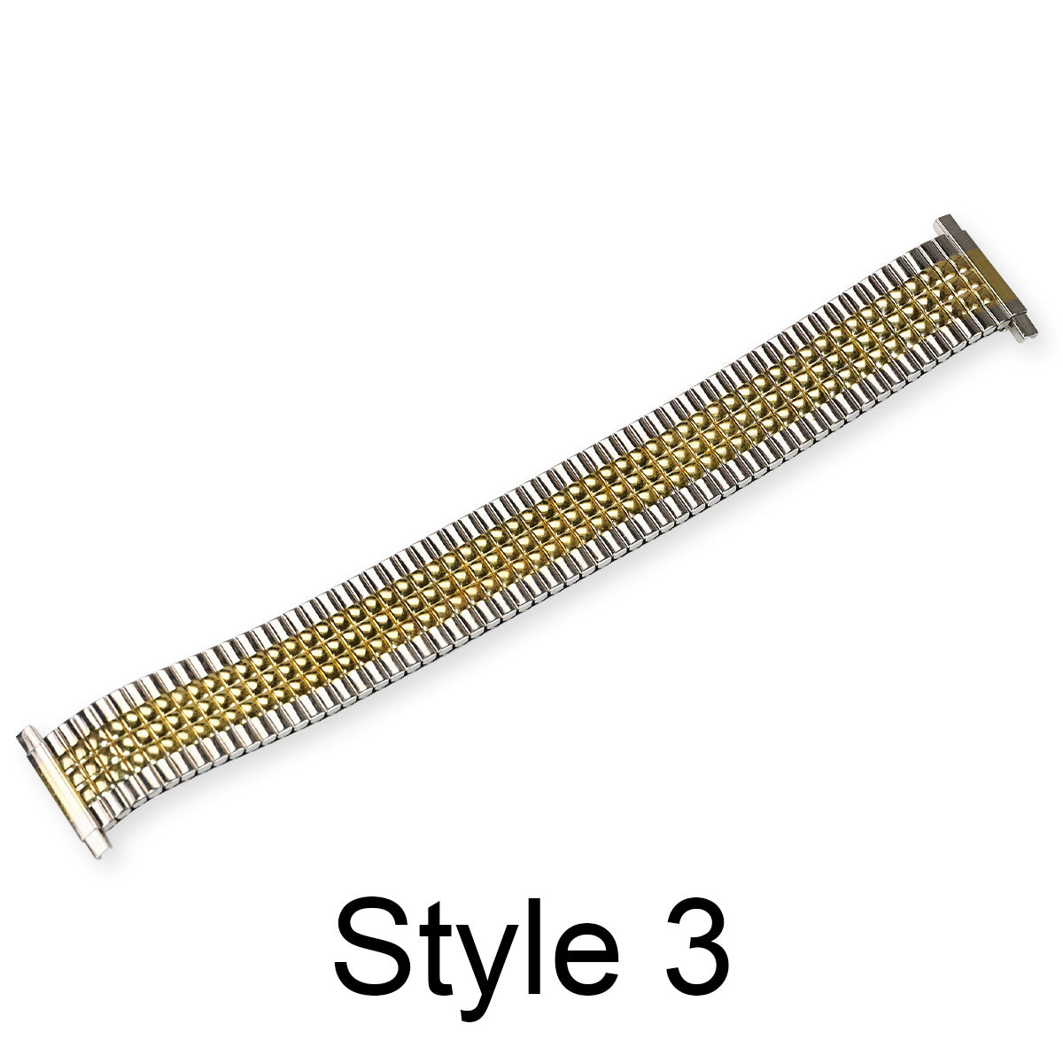 Steel Bracelets Stretchy Expandable Watch Strap 16mm - 22mm Expander Silver Gold