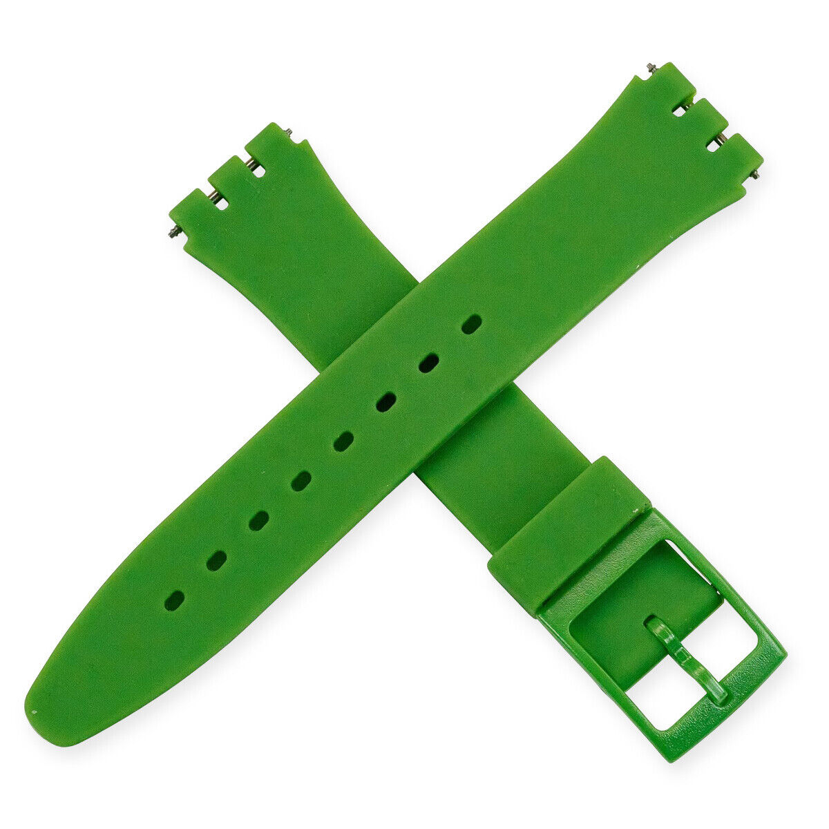 17mm Silicone Rubber Swatch Watch Strap Soft Band Replacement 18 COLOURS New