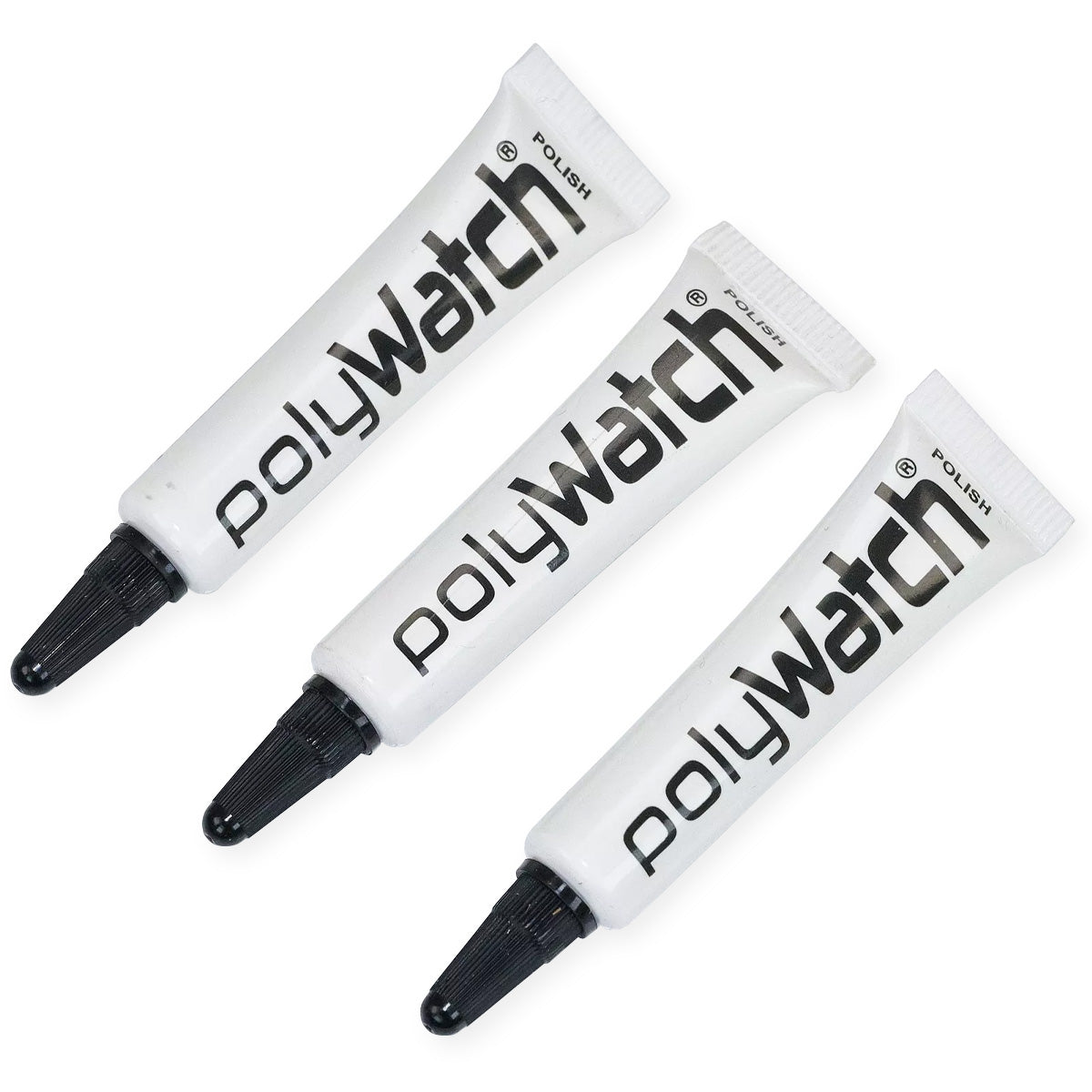 3x Polywatch Scratch Remover Plastic Acrylic Watch Crystals Glass Repair Polish