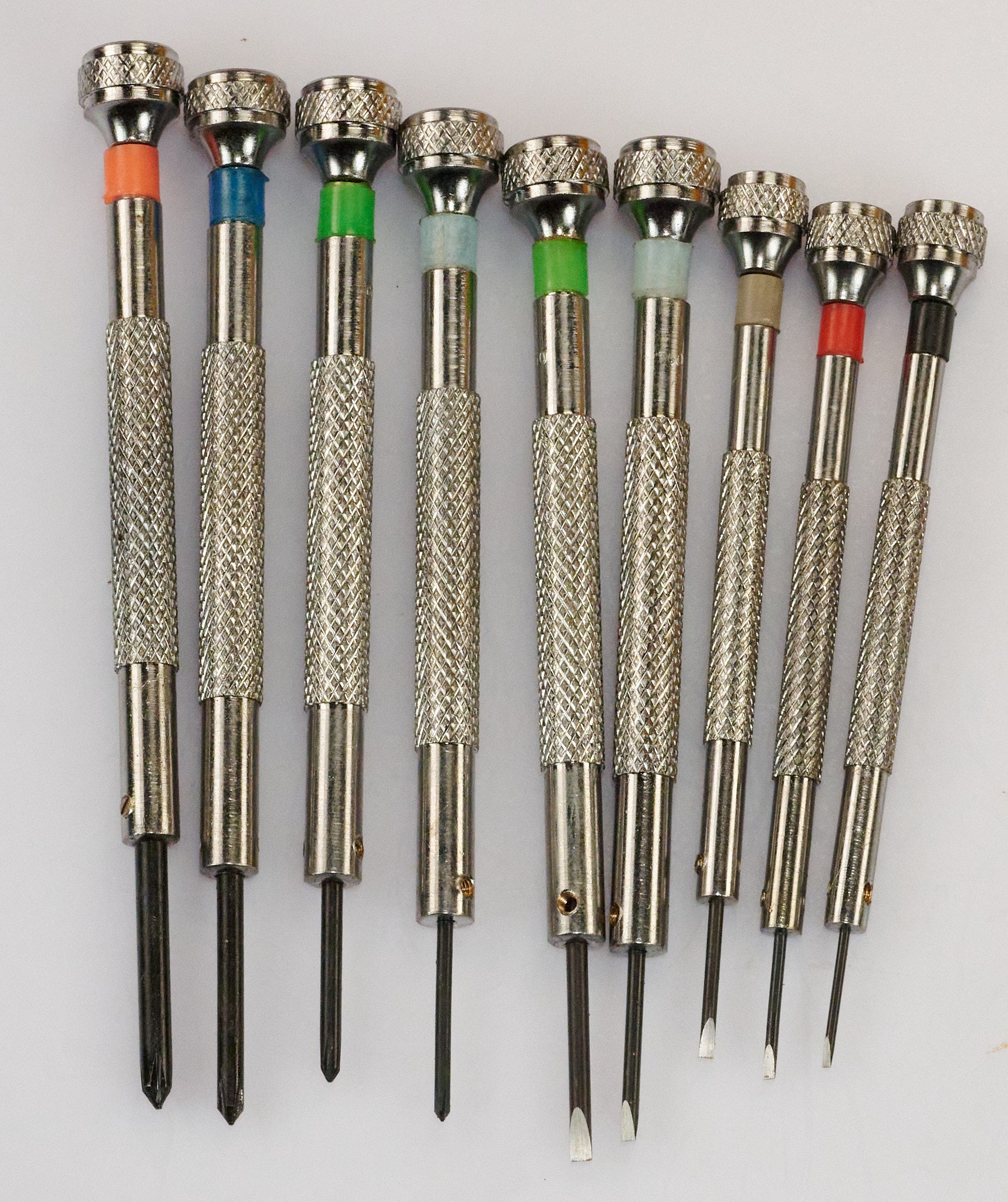 Anchor Watchmakers screwdrivers set of 9 slot & Philips watch repairs tools