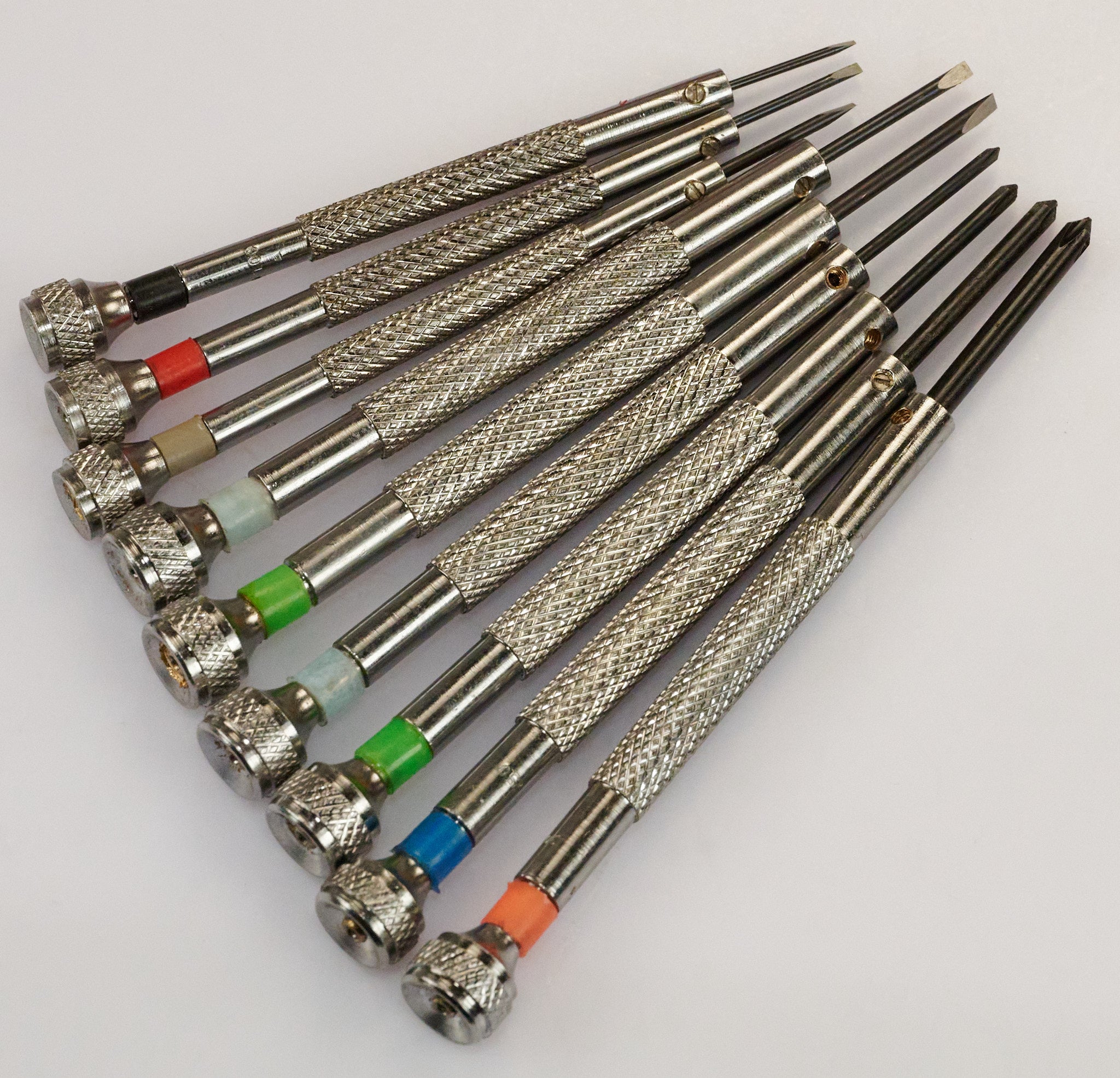 Anchor Watchmakers screwdrivers set of 9 slot & Philips watch repairs tools