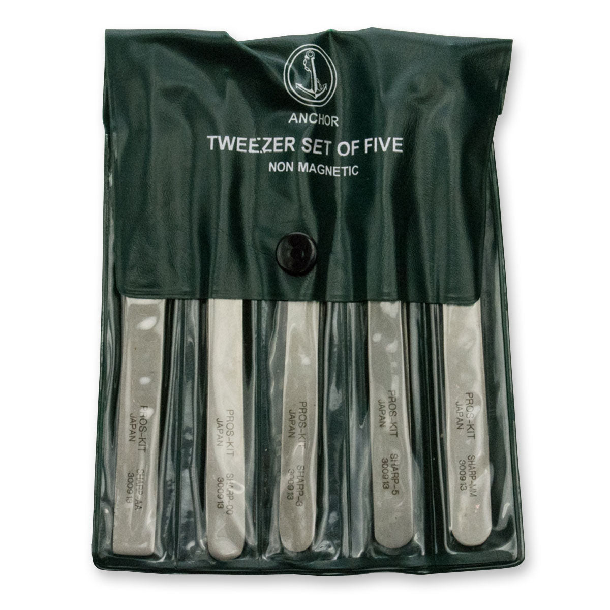 Pro Quality Japan Made Tweezers x5 Set For Watchmakers  Non Magnetic fine point