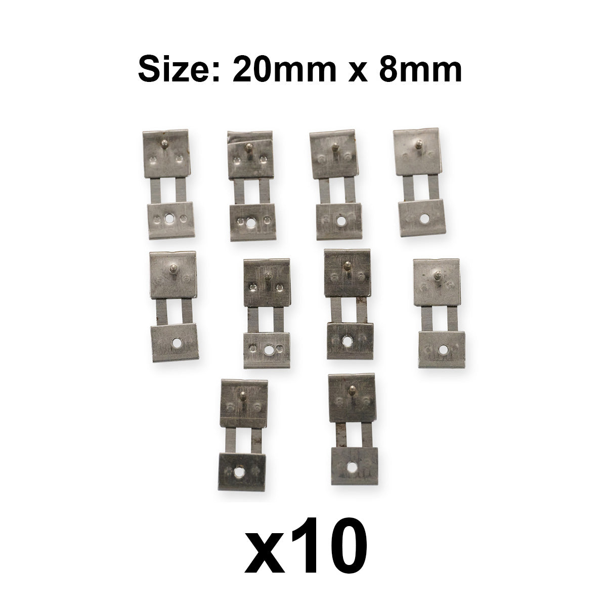 10x Steel English German French Suspension Springs Clock Pendulum 20mm x 8mm New