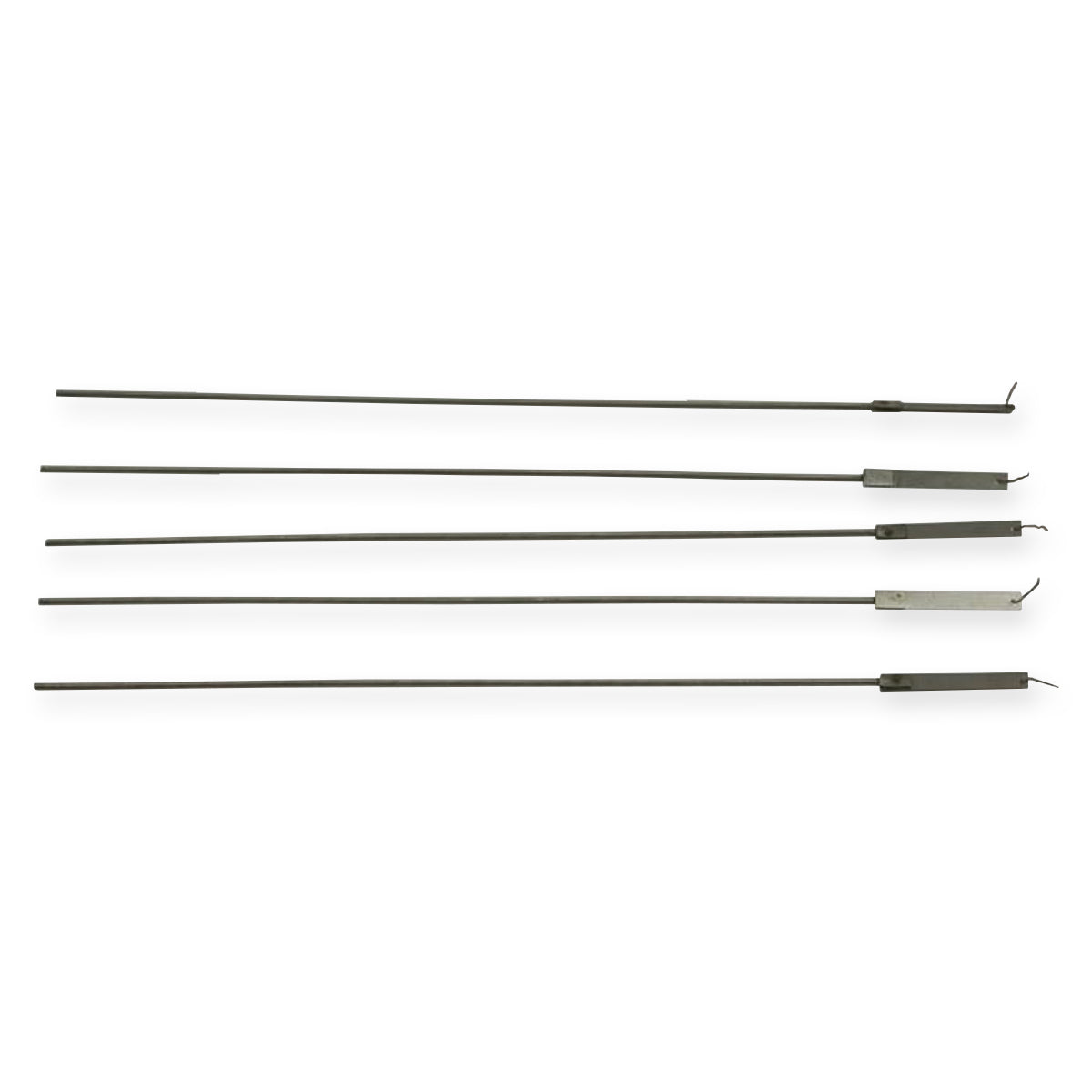 Clock repair 10" suspension spring rods set x5 springs mantle antique repairs