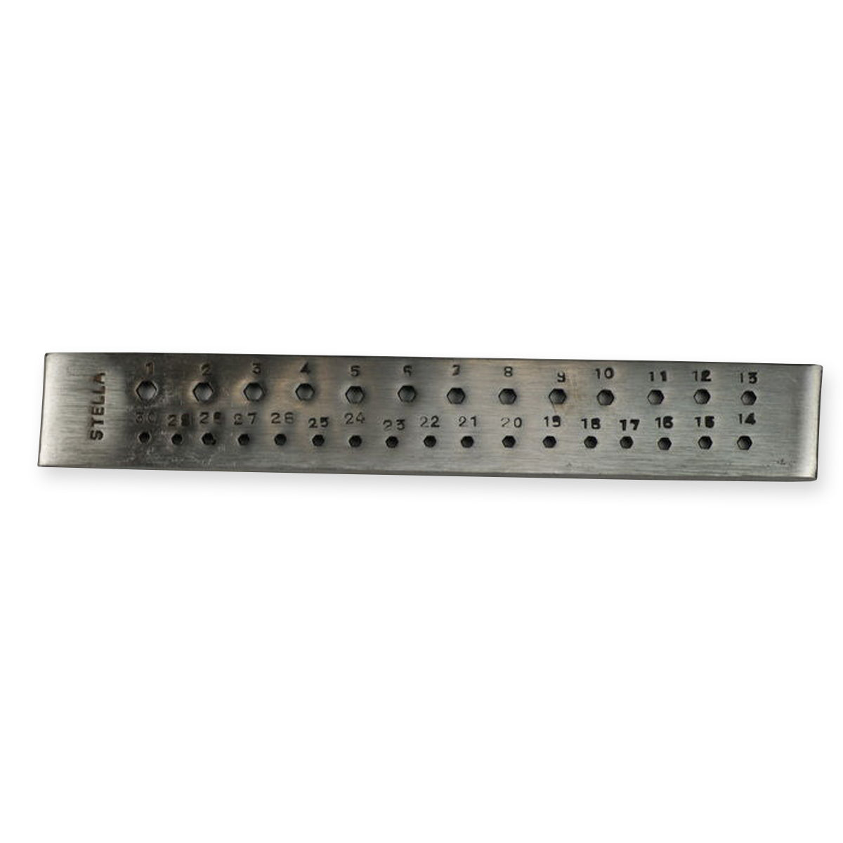 NEW jewellers drawplate HEXAGONAL 30 holes draw plate jewellery making crafts