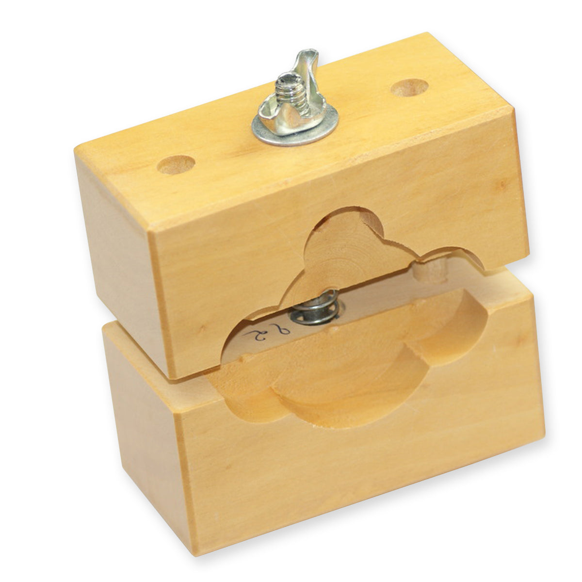 Wooden watchmakers CASE & MOVEMENT HOLDER clamp repairing vintage watch wood