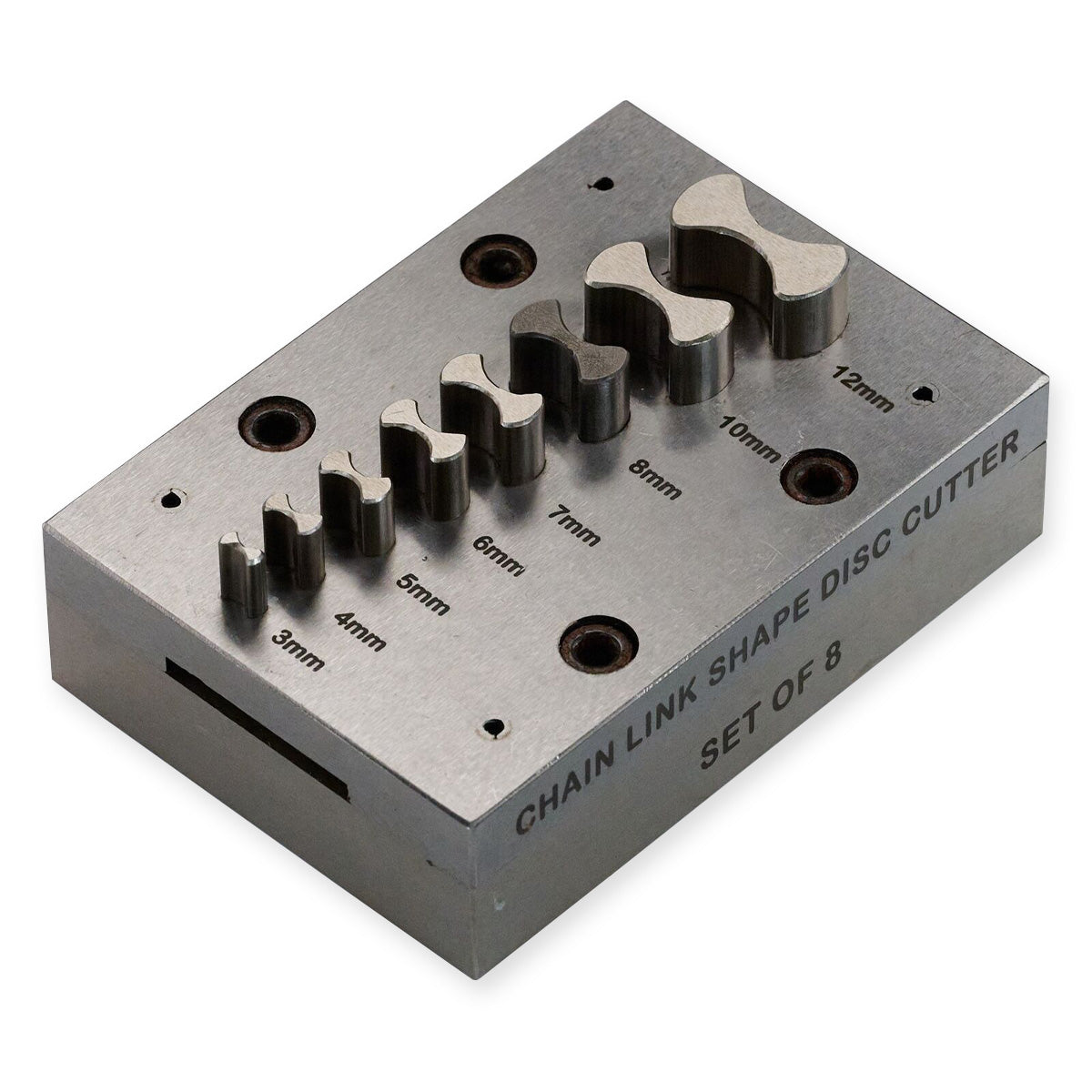 Disc Cutter Chain Link Shapes Metal Cutting Tool Jewellery Craft Punch Punches