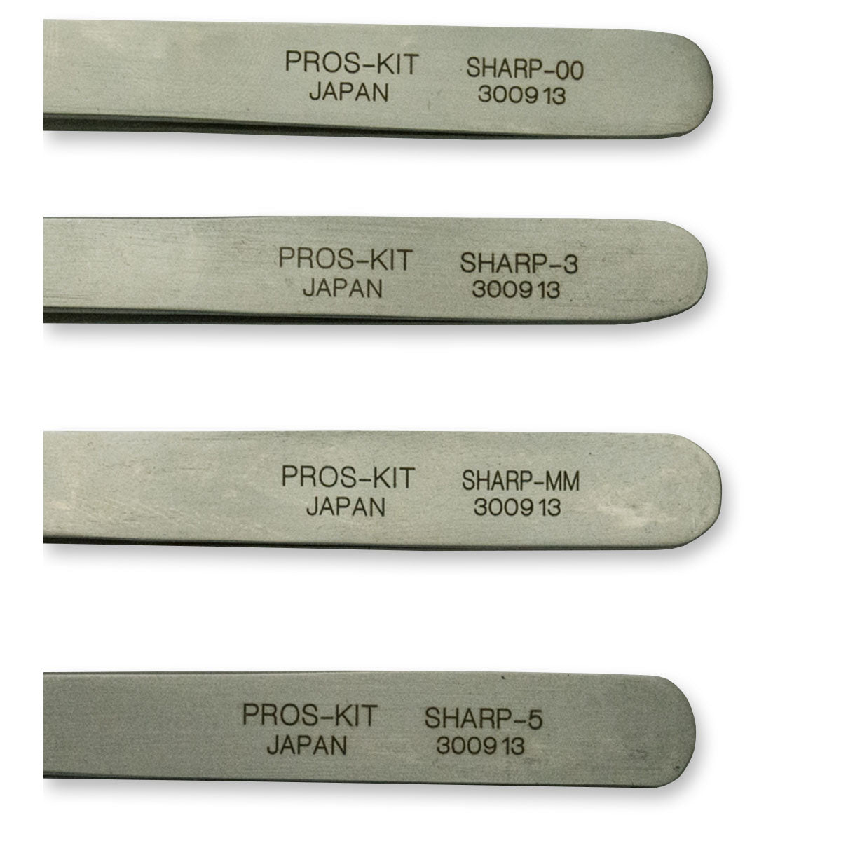 Pro Quality Japan Made Tweezers x5 Set For Watchmakers  Non Magnetic fine point