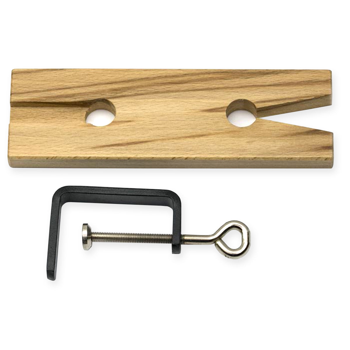Bench pin & clamp hardwood 7.5" V slot tool jewellery making craft peg jewellers