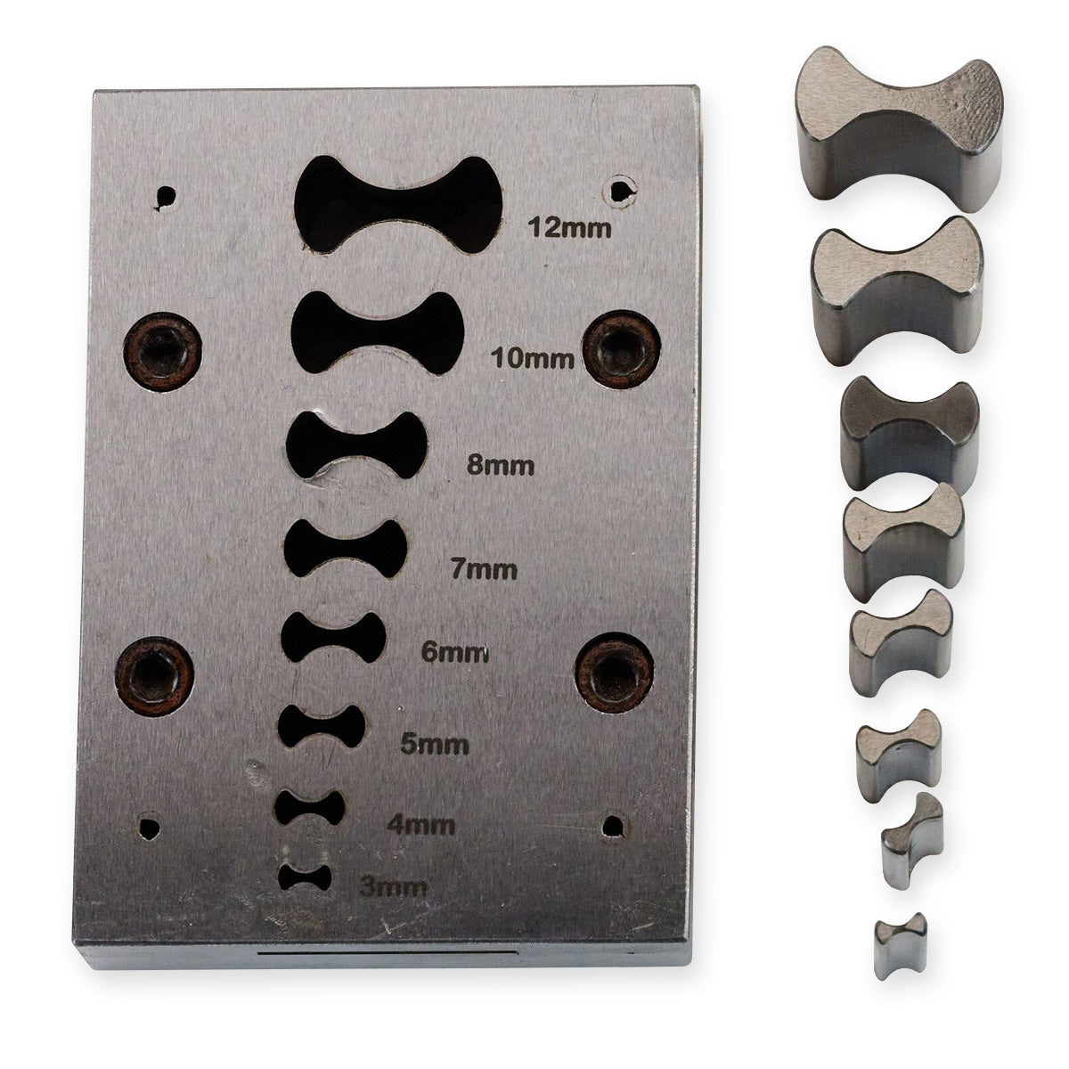 Disc Cutter Chain Link Shapes Metal Cutting Tool Jewellery Craft Punch Punches