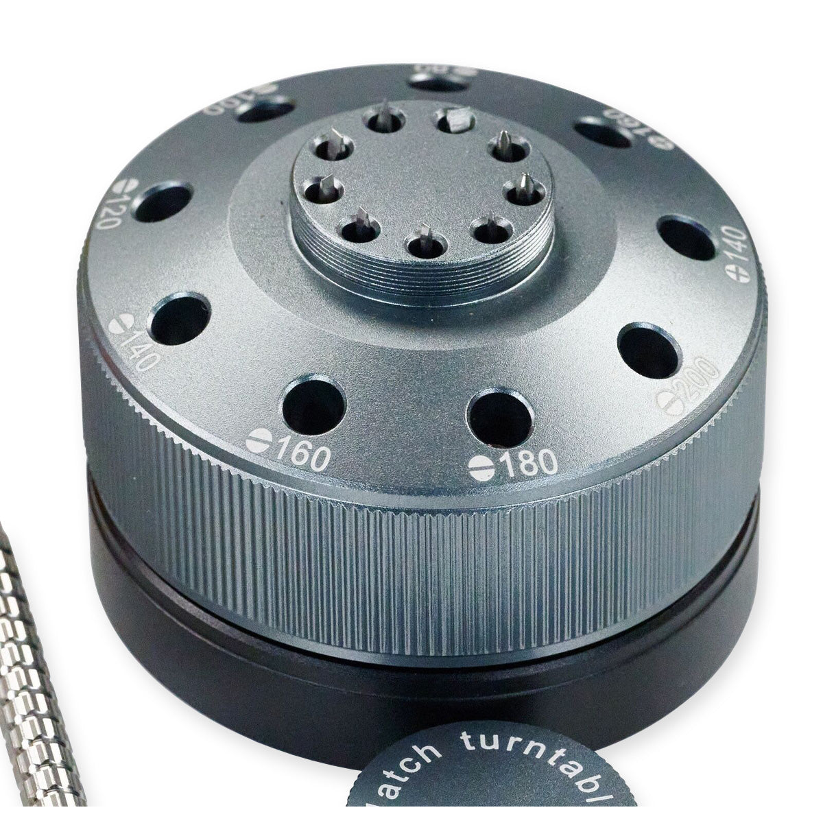 Watchmakers 9pcs Hardened Watch Screwdrivers + Stand Repairs Tool Slot 0.8mm 2mm