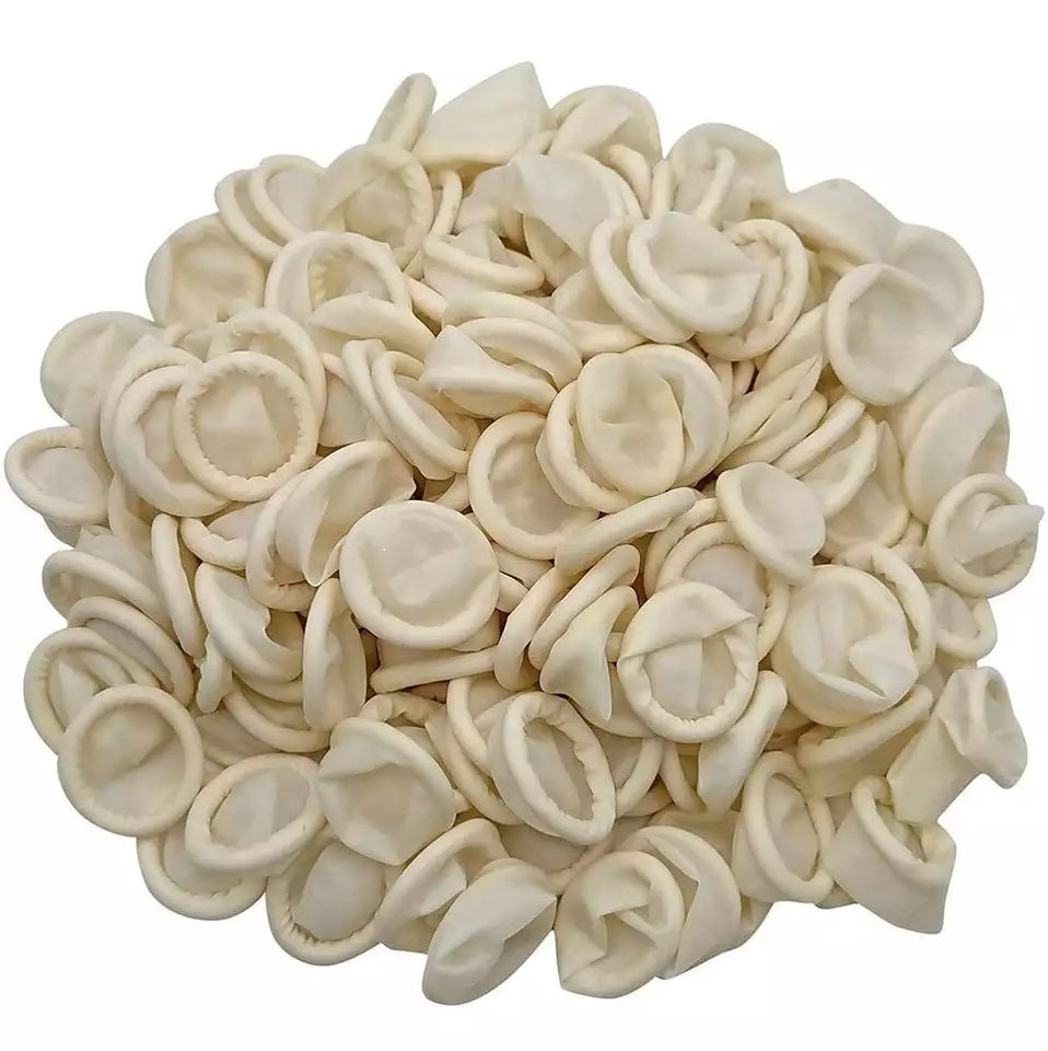 Bulk 900x Crafts Latex Finger Cots Rubber Fingertips Caps Watch Repair Sleeves