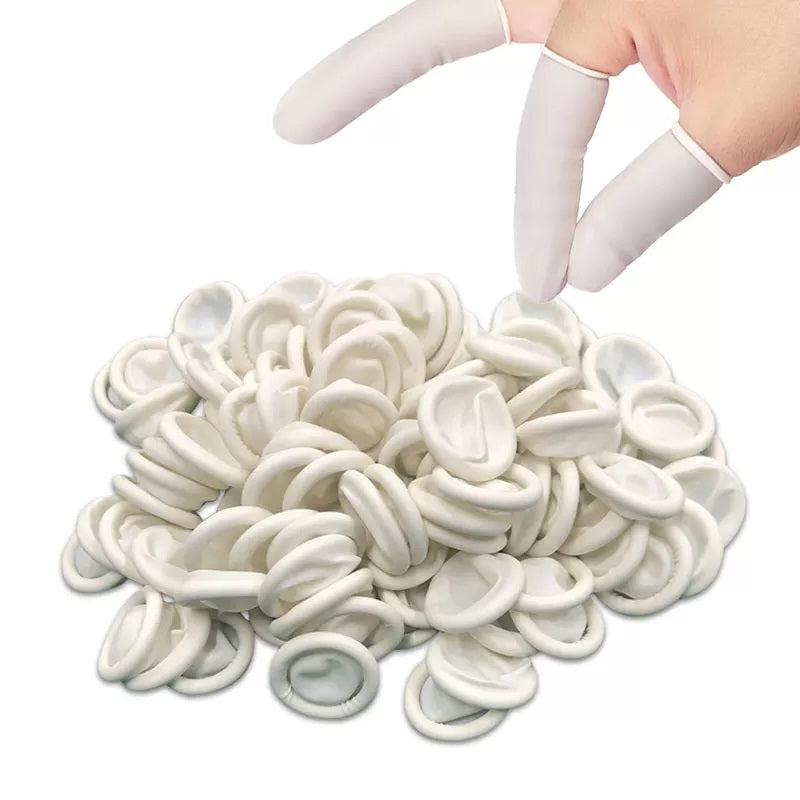 Bulk 900x Crafts Latex Finger Cots Rubber Fingertips Caps Watch Repair Sleeves