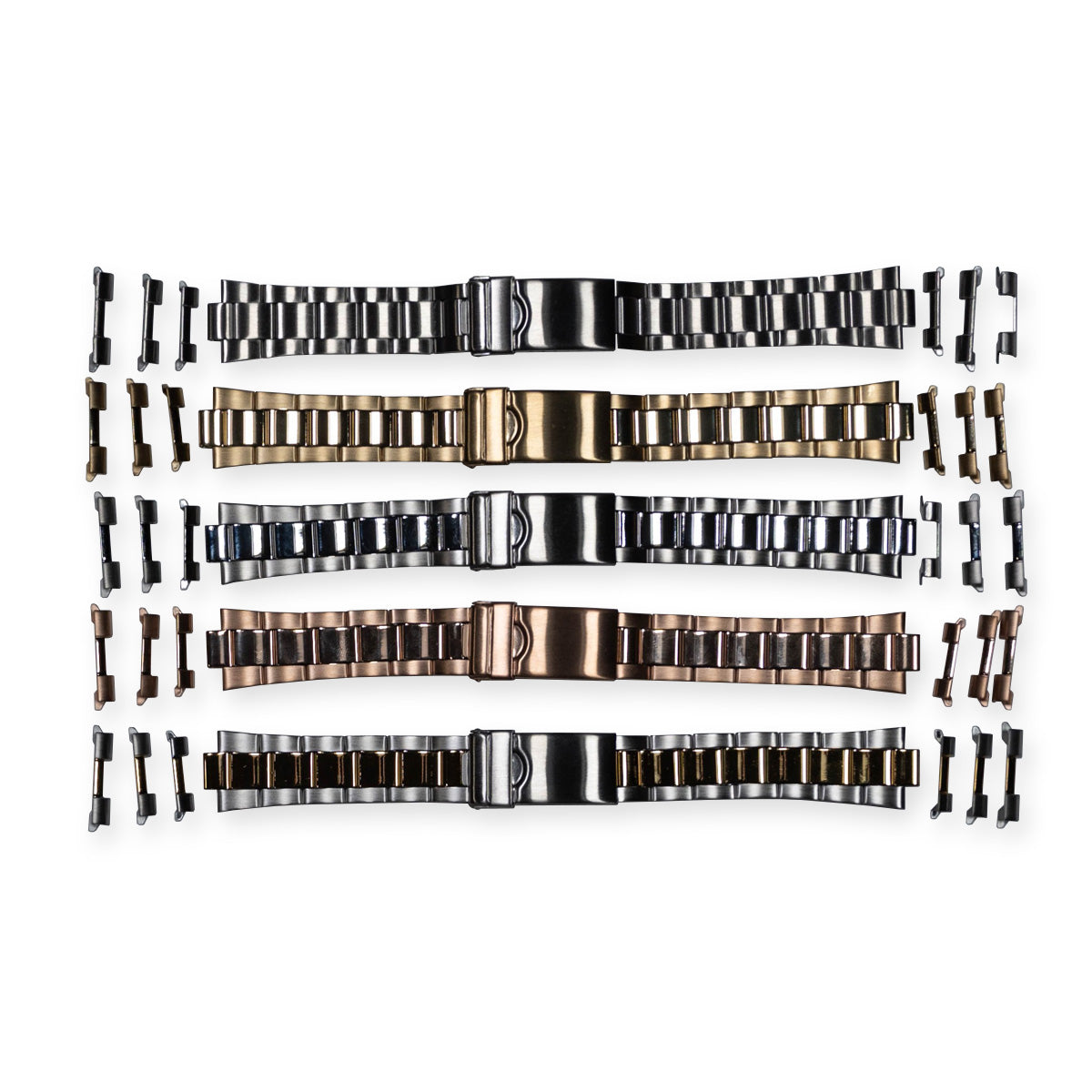 Oyster Watch Straight End Bracelet Strap 18mm 20mm 22mm High Quality For Rolex