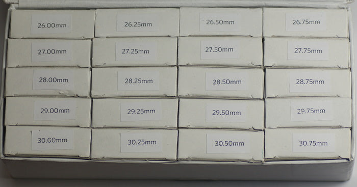 WHOLESALE 240x Mineral glass watch crystal 26mm - 30mm FLAT 1mm crystals mens