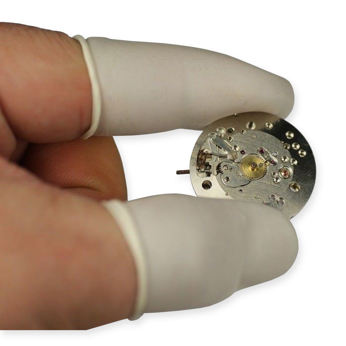 RUBBER FINGER CAPS for handling watch movements & parts watchmaker or jewellers