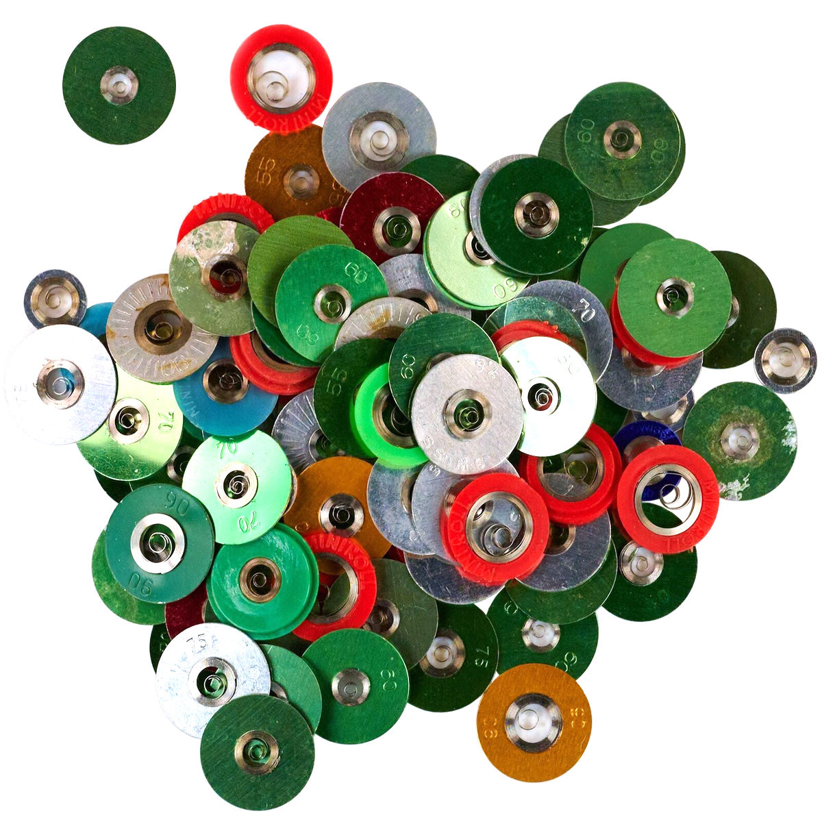 100+ Mixed Watch Mainsprings Mechanical & Automatic Spring Parts Repair Springs