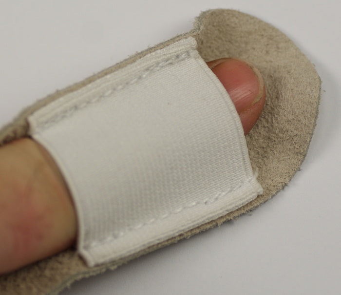 Leather finger guard protectors open end sewing stitching jewelry making craft