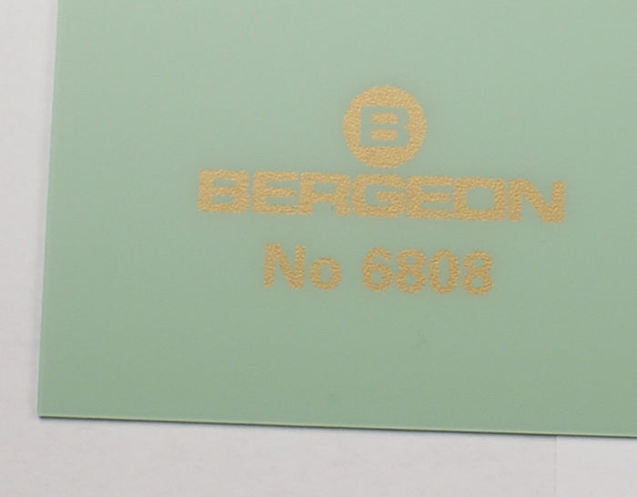 Bergeon work bench top mat 6808 antistatic green plastic watchmakers repairs