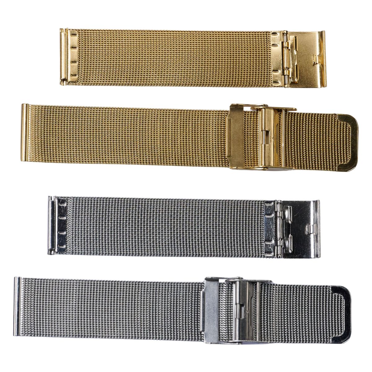 Stainless Steel Mesh Wrist Watch Strap Bracelet Band 10mm-20mm Silver Gold Metal