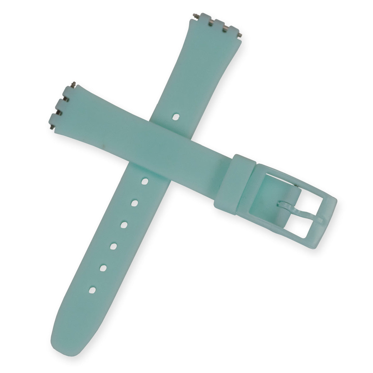 12mm Silicone Rubber Small Swatch Watch Strap Soft Band Replacement 14 Colours