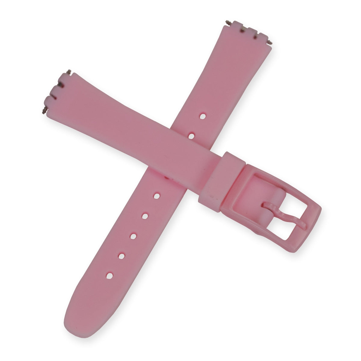 12mm Silicone Rubber Small Swatch Watch Strap Soft Band Replacement 14 Colours