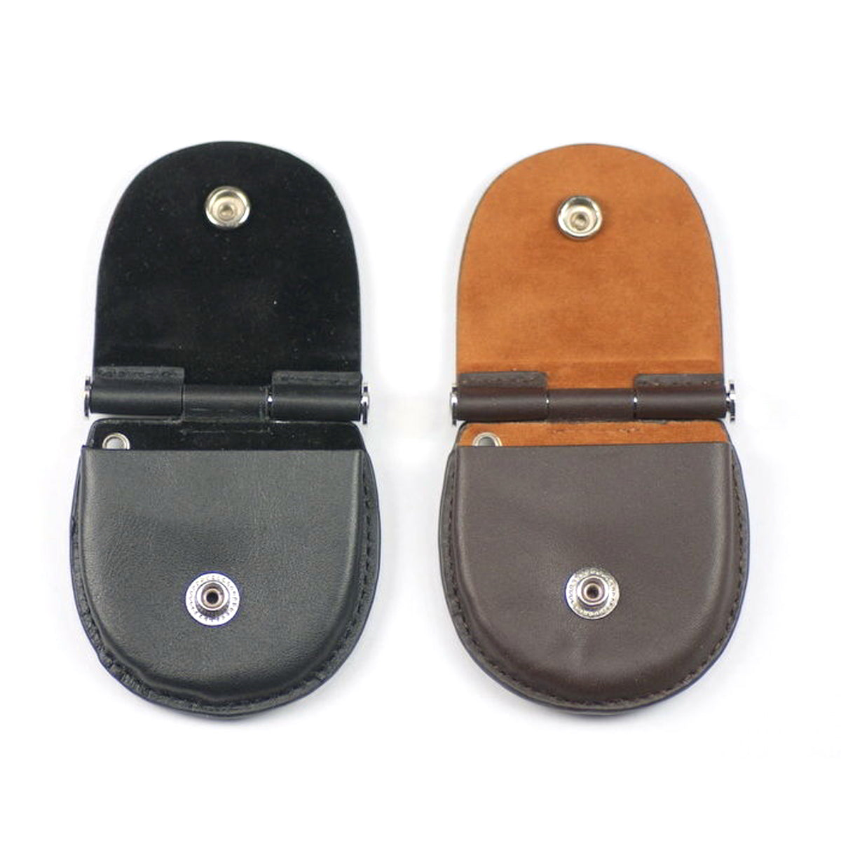 Pocketwatch leather case holder brown or black cases container protector display
