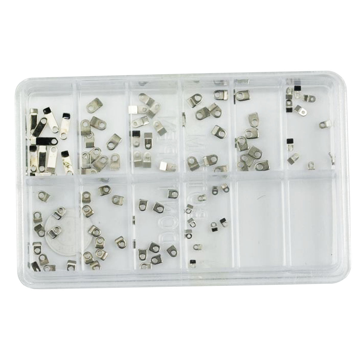 100 Watch case movement clamps parts casing repair fix assorted watchmakers