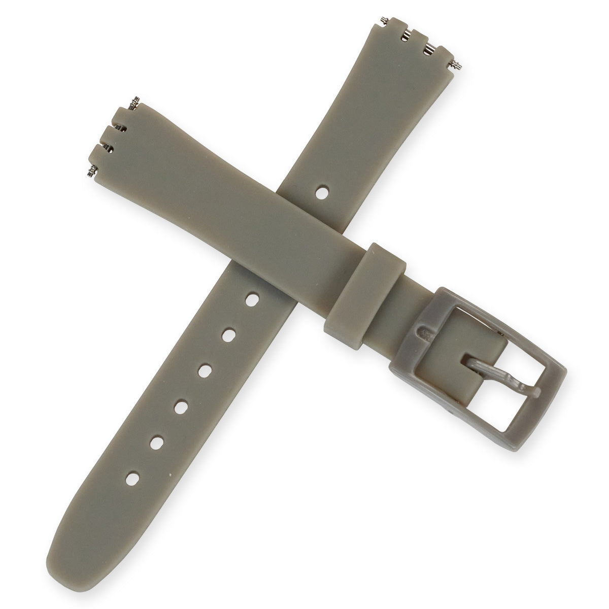 12mm Silicone Rubber Small Swatch Watch Strap Soft Band Replacement 14 Colours