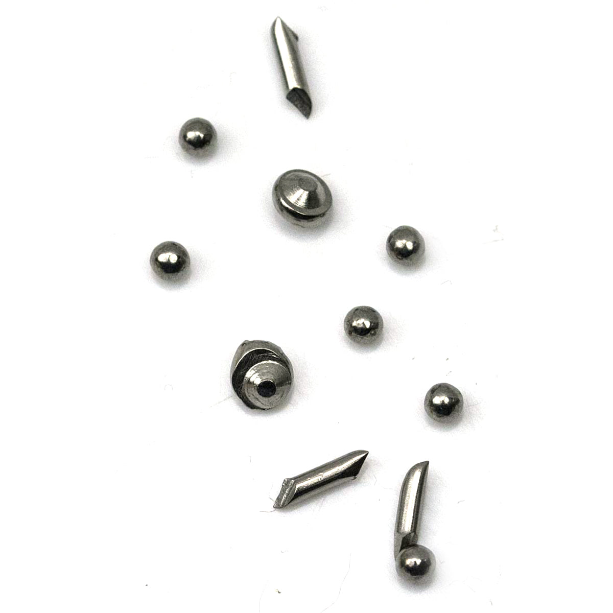 1KG Mixed Stainless Steel Media Bearings Shot Tumbling Tumbler Polishing Metal