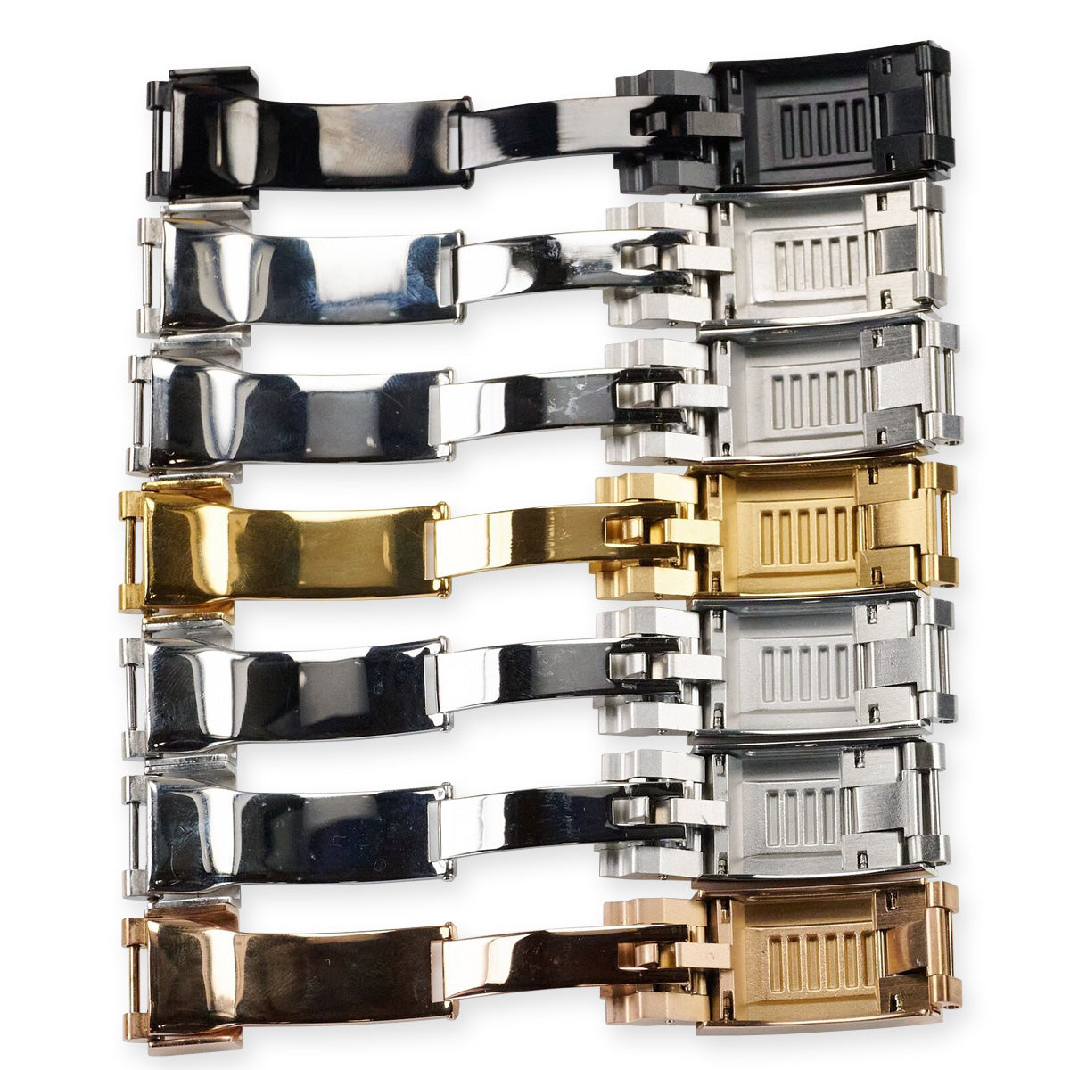 QUALITY 16mm Deployment Buckle Clasp Oyster For Rubber Watch Straps Fits Rolex