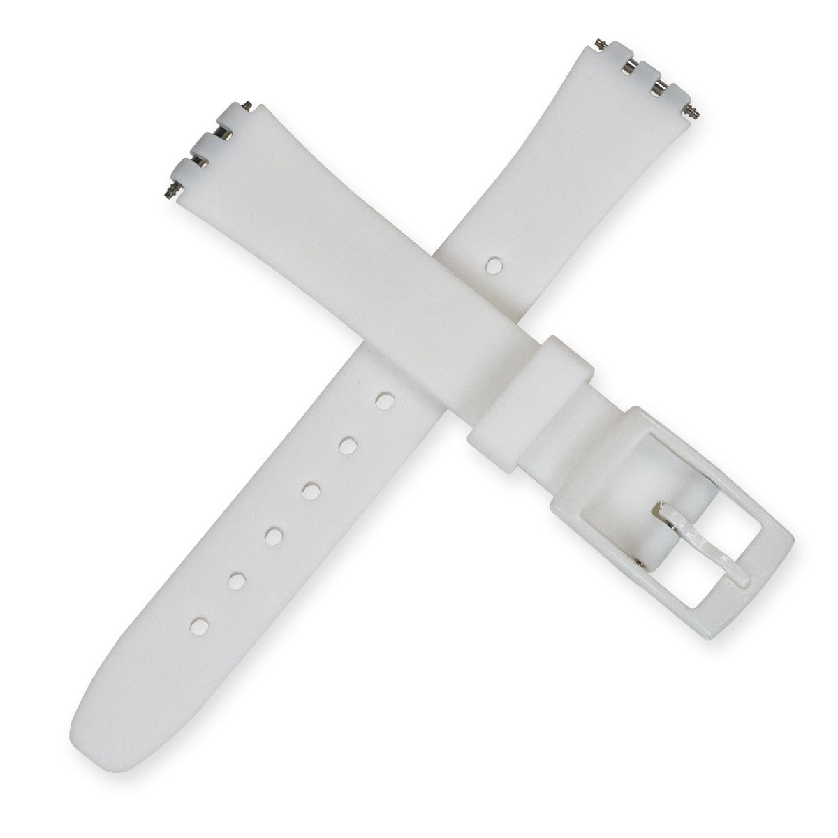 12mm Silicone Rubber Small Swatch Watch Strap Soft Band Replacement 14 Colours