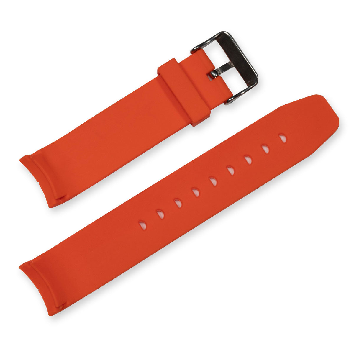 QUALITY Curved Ends Watch Strap Rubber For Rolex Submariner 20mm 22mm Divers NEW