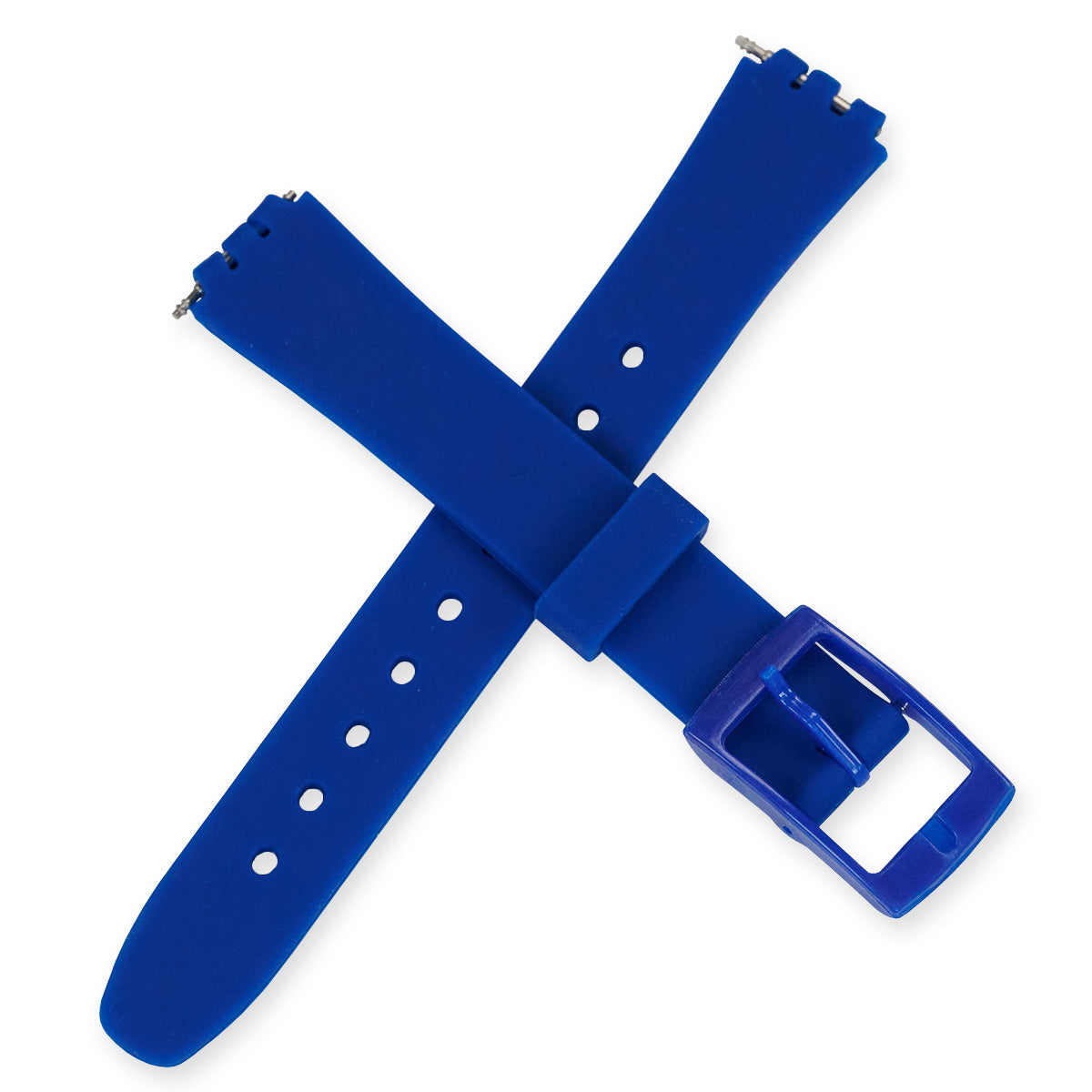 12mm Silicone Rubber Small Swatch Watch Strap Soft Band Replacement 14 Colours