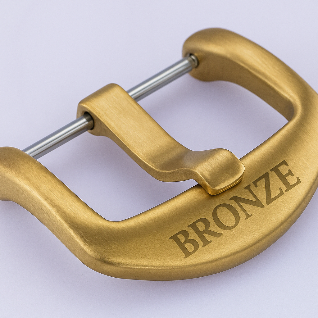 Watch Buckle Custom SOLID BRONZE 20mm - 26mm Homage Replacement Mens Clasp New