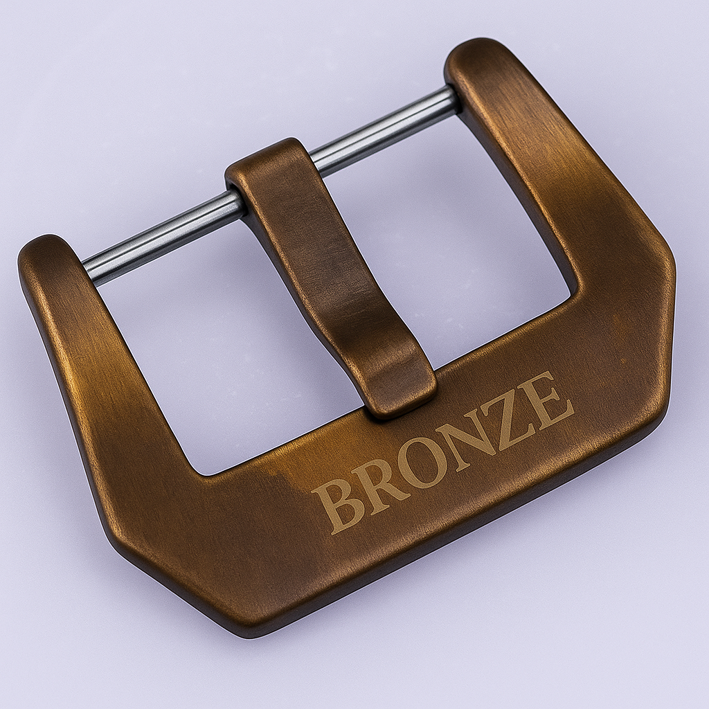 Custom Aged SOLID BRONZE Watch Buckle Pam 20mm - 26mm Homage Replacement Mens