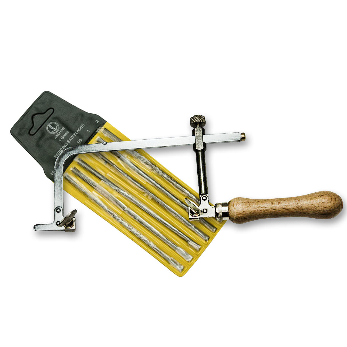 Jewellers Adjustable Metal Saw Frame +144 Mixed Blades Jewellery Craft tool fret