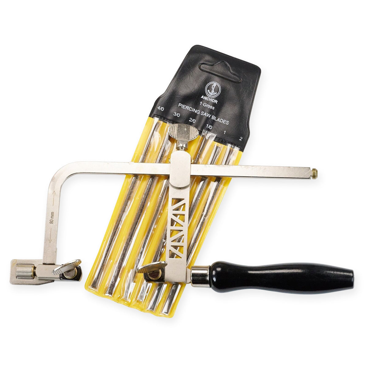 Adjustable Saw Frame & TENSION SCREW Jewellers Free 144x Blades Jewellery Craft